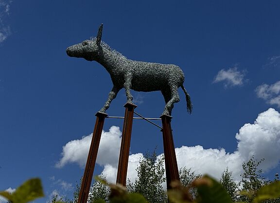 Skulptur Rheinischer Esel