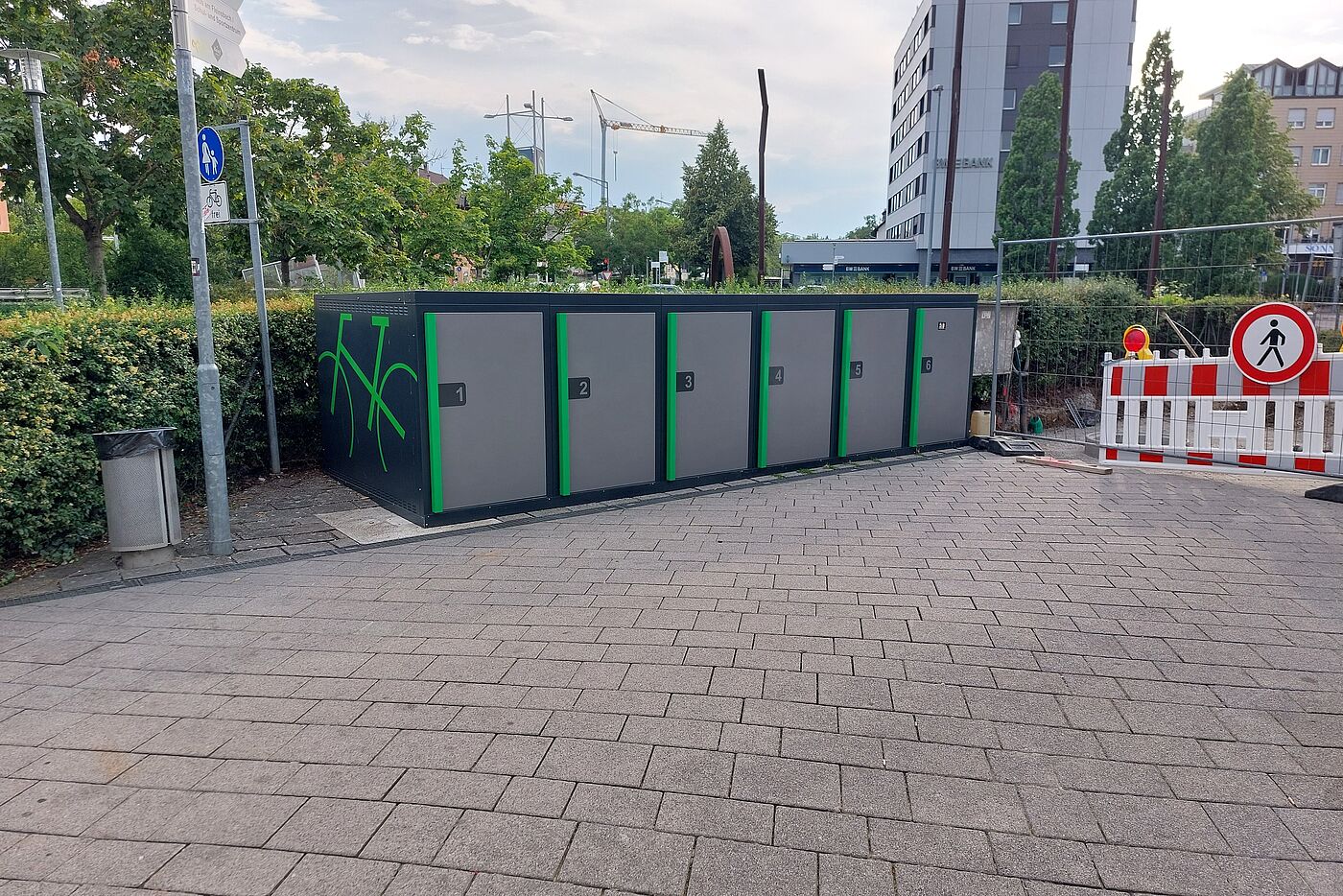 Weitere Fahrradboxen am Bahnhof in Filderstadt Bernhausen