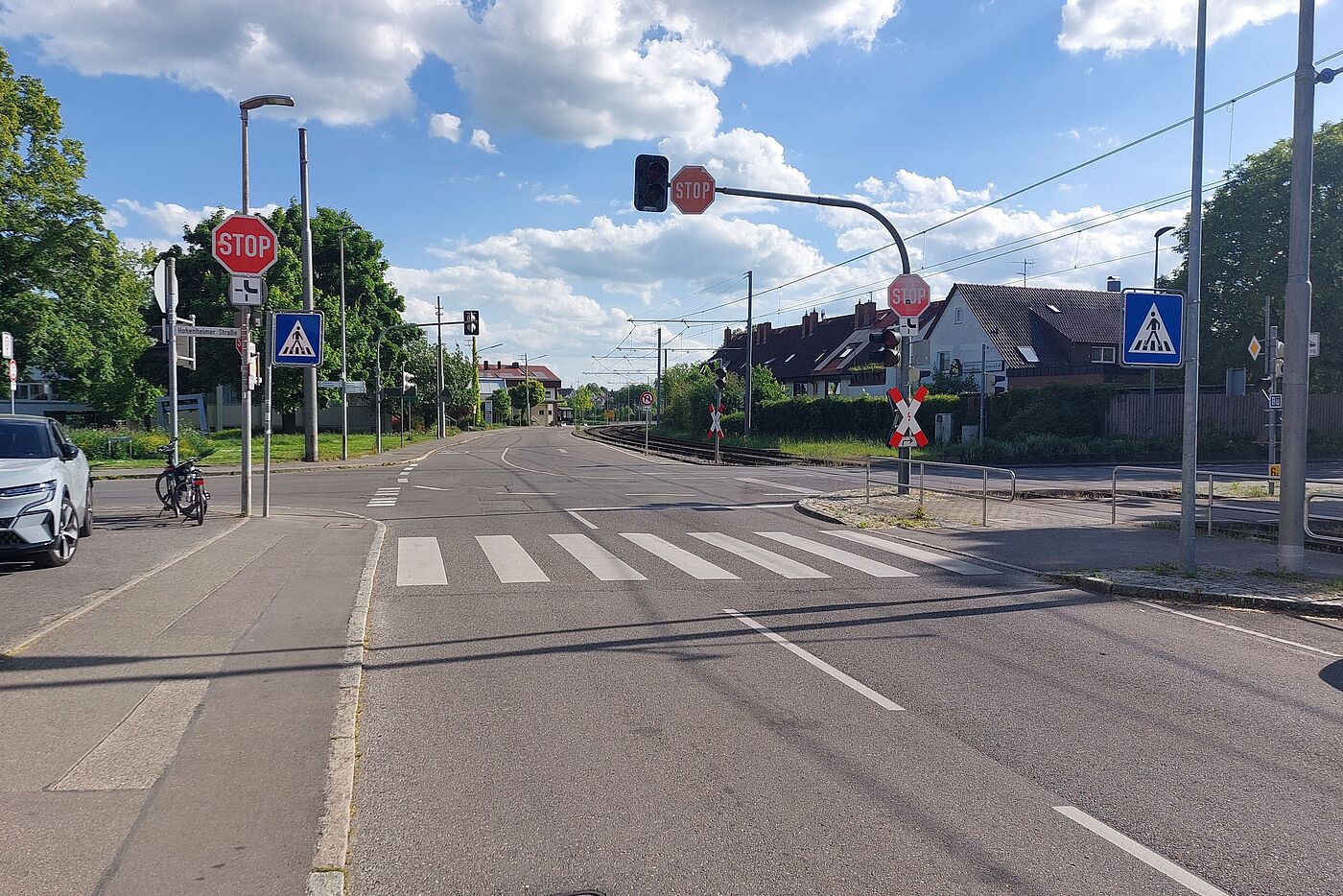 Kreuzung Max-Lang-Str. / Hohenheimer Str.
