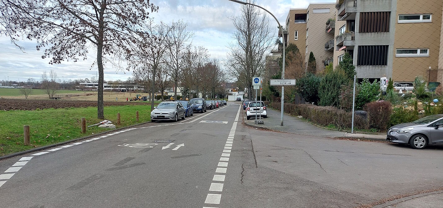 Testfahrradstraße Goldäckerstraße Testfahrradstraße Goldäckerstraße