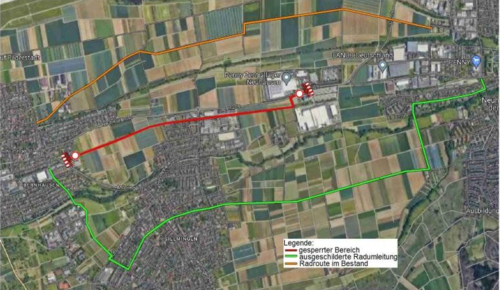 Sperrung Des Radwegs Zwischen Bernhausen Und Neuhausen - ADFC Auf Den ...